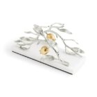 поставка за салфетки michael aram pomegranate silver and gold vertical