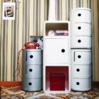 шкаф kartell componibili recycled 2 elements white