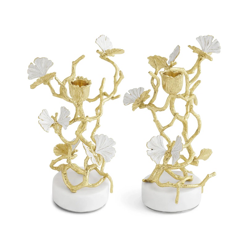 sveshtnici-butterfly-ginkgo-gold-michael-aram свещници michael aram butterfly ginkgo gold