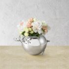 ваза michael aram silver orchid rose bowl