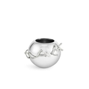 ваза michael aram silver orchid rose bowl