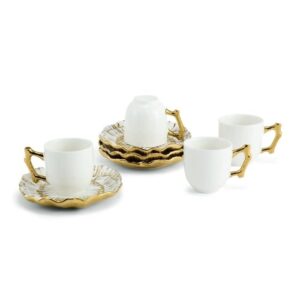 комплект чаши за кафе michael aram anemone demitasse