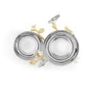 купа michael aram lovebirds silver and gold double dish