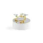 кутия michael aram lovebirds silver and gold