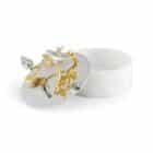 кутия michael aram lovebirds silver and gold
