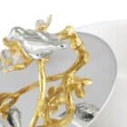 кутия michael aram lovebirds silver and gold