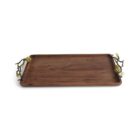 поднос michael aram pine cone medium wood