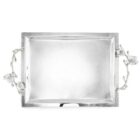 поднос michael aram silver orchid large