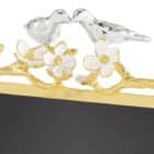 рамка за снимка michael aram lovebirds silver and gold 5х7