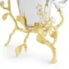 ваза michael aram lovebirds silver and gold small
