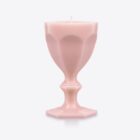 свещ baccarat harcourt glass light pink