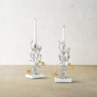 свещници michael aram pomegranate silver and gold