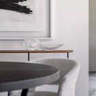 ваза gardeco canoe transparent bubbles