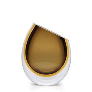 ваза gardeco vidrio vase 96 fume amber